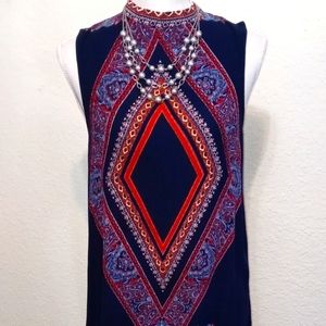 Universal Thread Navy and Red Mini Dress
